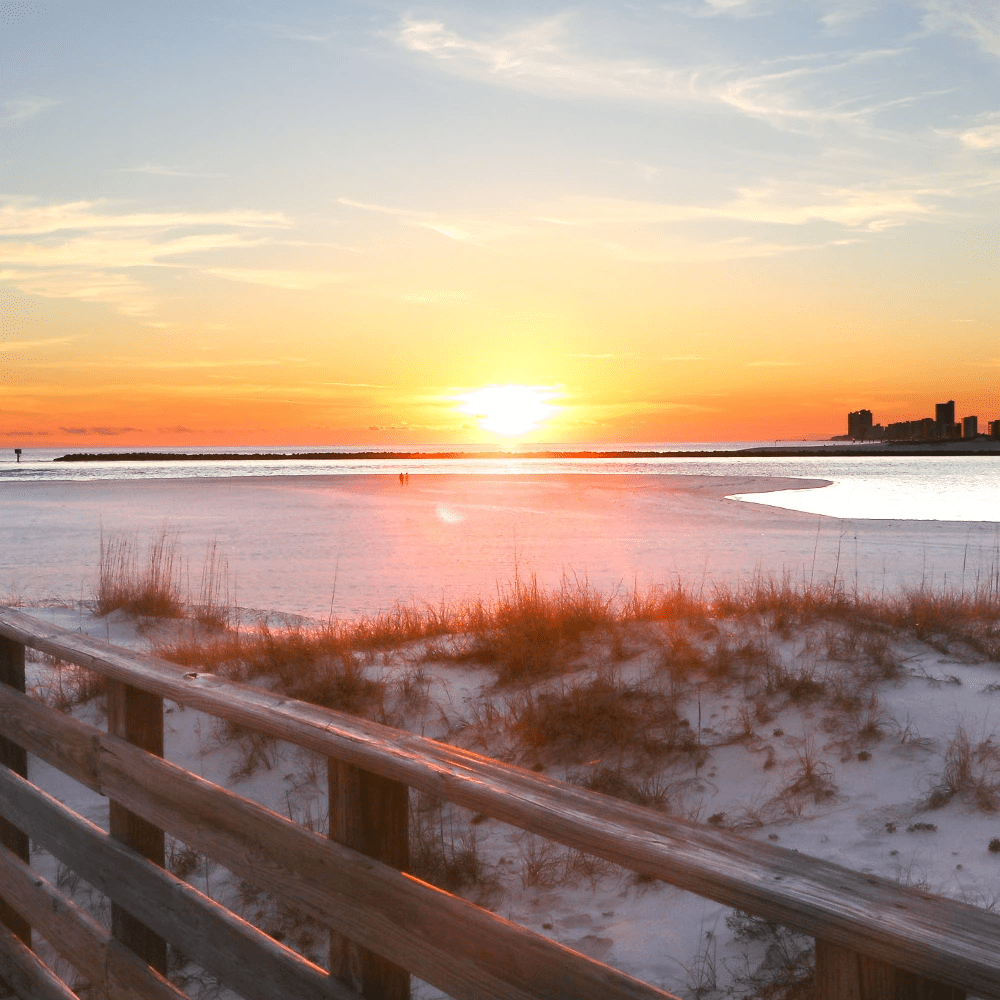 Sports Alabama beach visit vacation explore experiences relax travel sand water sunset