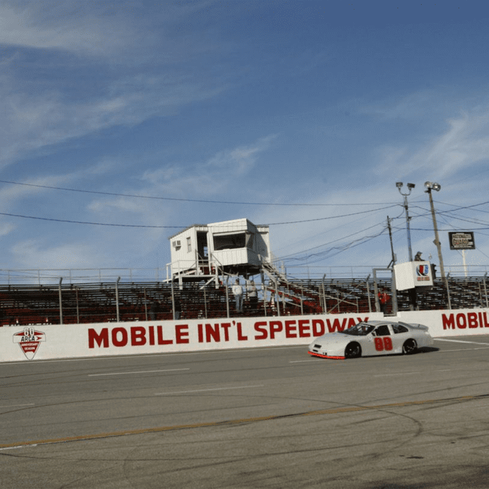 Mobile International Speedway Sports Alabama car racing track fans spectators asphalt racetrack visit entertainment cars wheels
