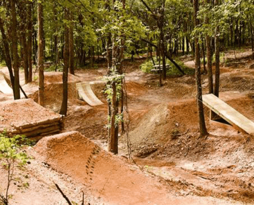 RideBHM Ride Birmingham Sports Alabama Bike Park cycling mountain biking ride terrain woods forest trails hiking walking course jumps city park downhill racing competition dirt